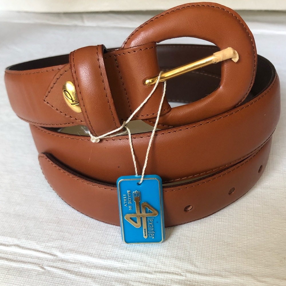 Vintage Brown Vera Pelle Belt